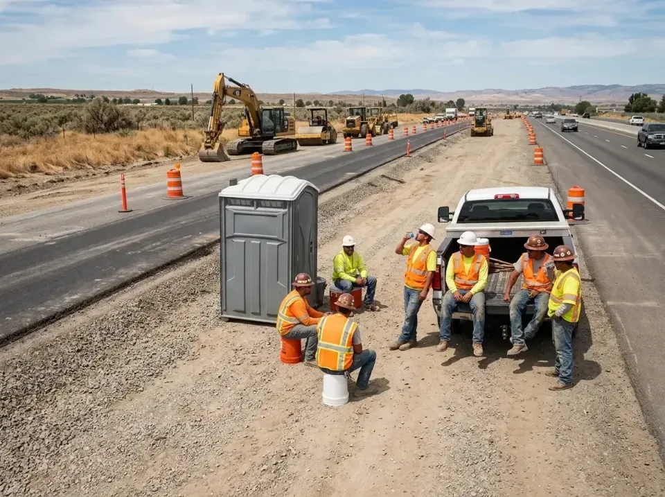 highway-road-construction-crew-007 — frequently asked questions, Porta Potty and Restroom Rentals in Hooks, TX